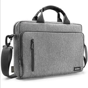Tomtoc 13.5”-14.5” Laptop Shoulder Bag - Heather Grey